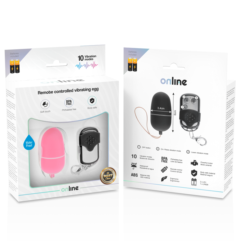 Online-Ou Vibrant cu Telecomandă M Roz-ABS, 10 Trepte, Telecomanda 4 img 124771 b6ede6b2b3375dd3ff725fbc436937af 1