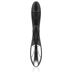 Black&silver-Kaleb Vibrator Stimulant-Silicon, 10 Trepte 12 Black&silver-Kaleb Vibrator Stimulant-Silicon, 10 Trepte - imagine 4