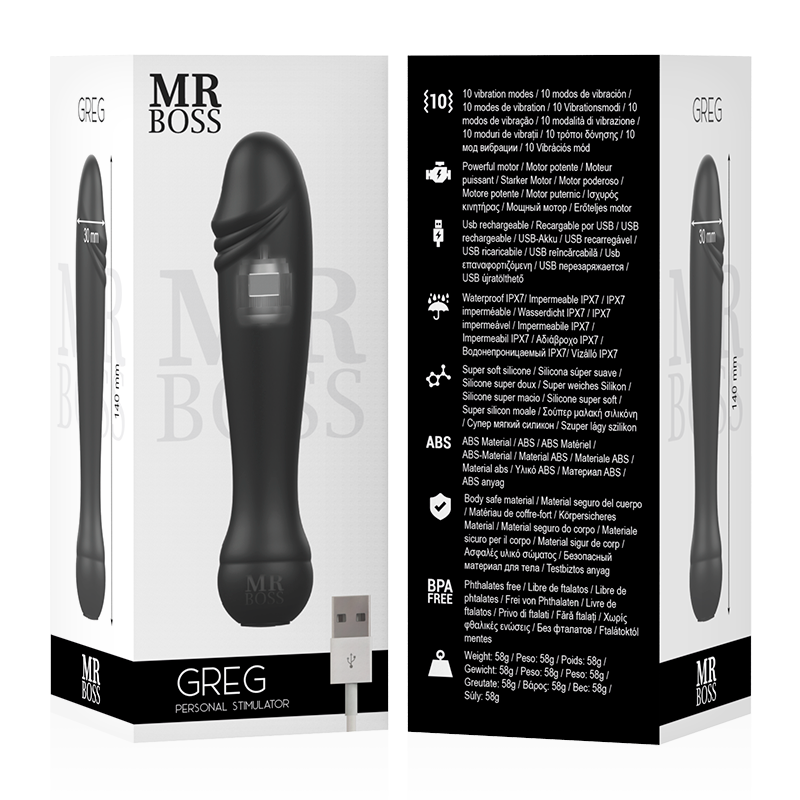 Mr. Boss-Greg Stimulator Personal Usb, IPX7 Rezistent 2 Mr. Boss-Greg Stimulator Personal Usb, IPX7 Rezistent · Vibratoare (imaginea 2)