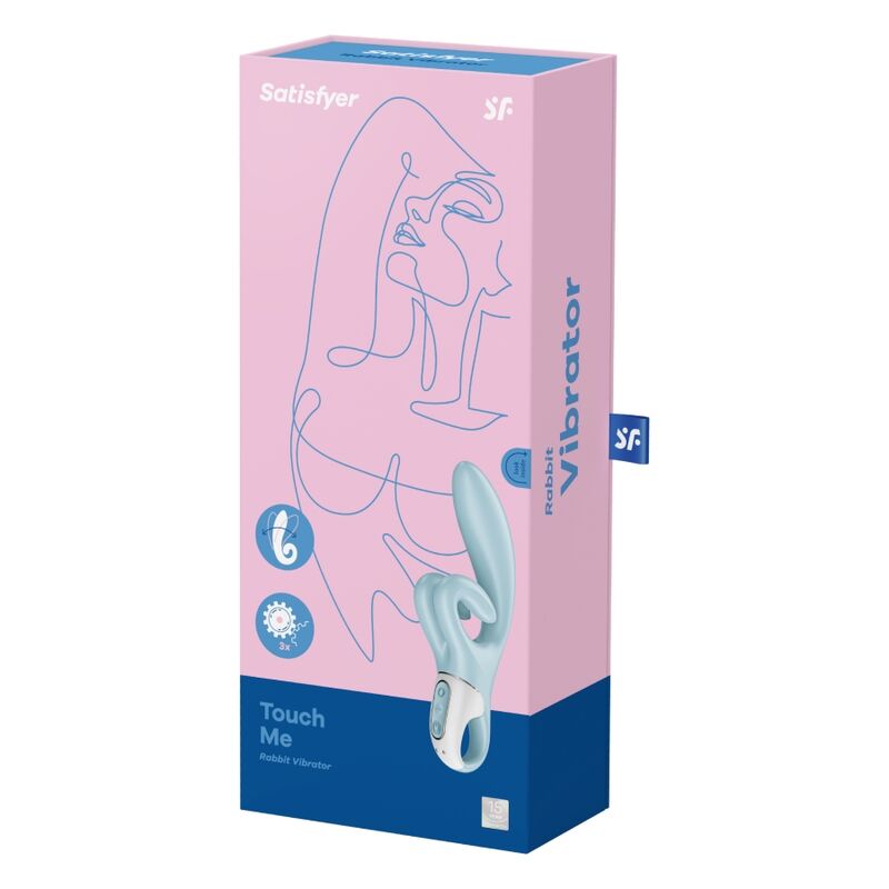 Satisfyer Vibrator-Touch Me Rabbit Vibrator Albastru-Silicon, 10 5 Satisfyer Vibrator-Touch Me Rabbit Vibrator Albastru-Silicon, 10 · Vibratoare (imaginea 5)