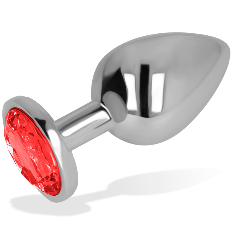 Ohmama Anal-Dop Anal cu Cristal Roșu 8 cm-Metal 1 img 133349 f11a72d769e9ae766eb7aadf584b2e32 1
