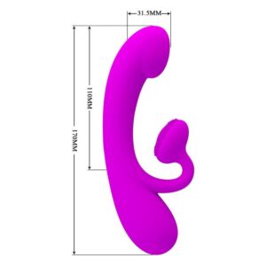 High Tech-Sincere Silicon Vibrator Clitoral cu Sucțiune, Mov-10 15 High Tech-Sincere Silicon Vibrator Clitoral cu Sucțiune, Mov-10 - imagine 6