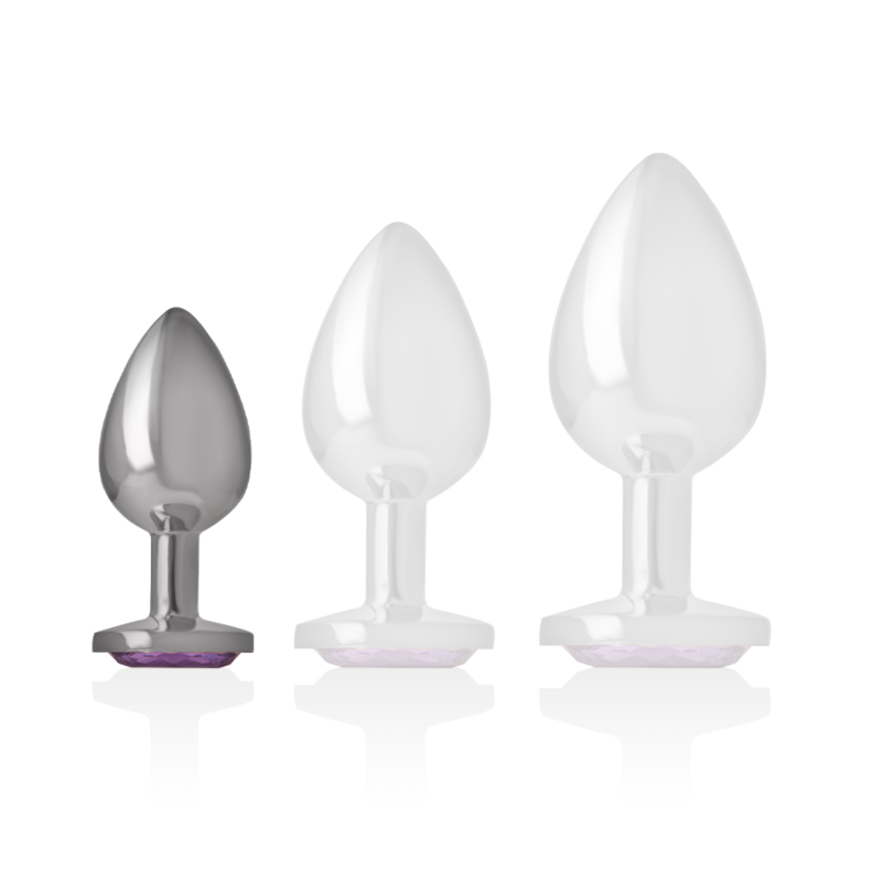 Intense Anal Toys-Plug Anal Metalic Aluminiu cu Cristal Violet 2 img 137938 450ff861f3d354ed6314bc0b9e5cbfed 1