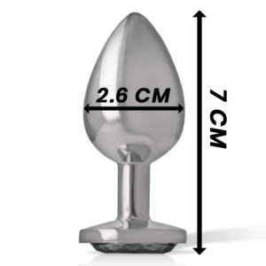 Intense Anal Toys-Plug Anal din Aluminiu cu Cristal Negru 11 Intense Anal Toys-Plug Anal din Aluminiu cu Cristal Negru - imagine 5