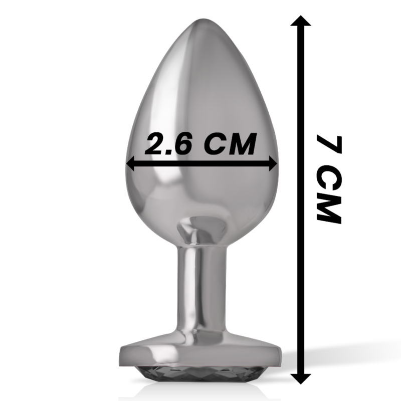 Intense Anal Toys-Plug Anal din Aluminiu cu Cristal Negru 5 img 137979 db3e9c80c40ac0f92d092571e31ade68 1