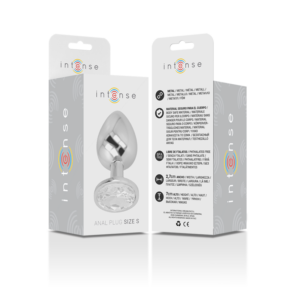 Intense Anal Toys-Plug Anal Metalic din Aluminiu cu Cristal-Argintiu, Mărime S 11 Intense Anal Toys-Plug Anal Metalic din Aluminiu cu Cristal-Argintiu, Mărime S - imagine 5