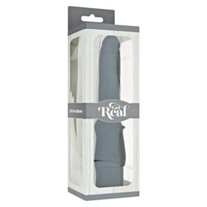 Get Real-Classic Smooth Vibrator Negru-Silicon, 7 Trepte - imagine 3