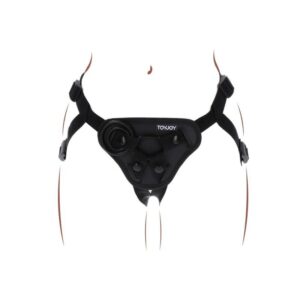 Get Real-Ham Strap-on Negru-Silicon - imagine 6