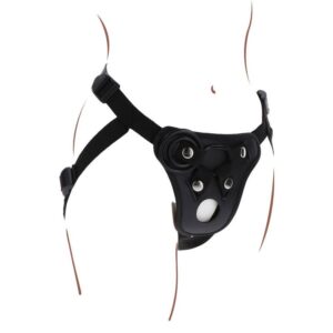 Get Real-Strap-on Pleasure Harnés Negru-Silicon 12 Get Real-Strap-on Pleasure Harnés Negru-Silicon - imagine 3