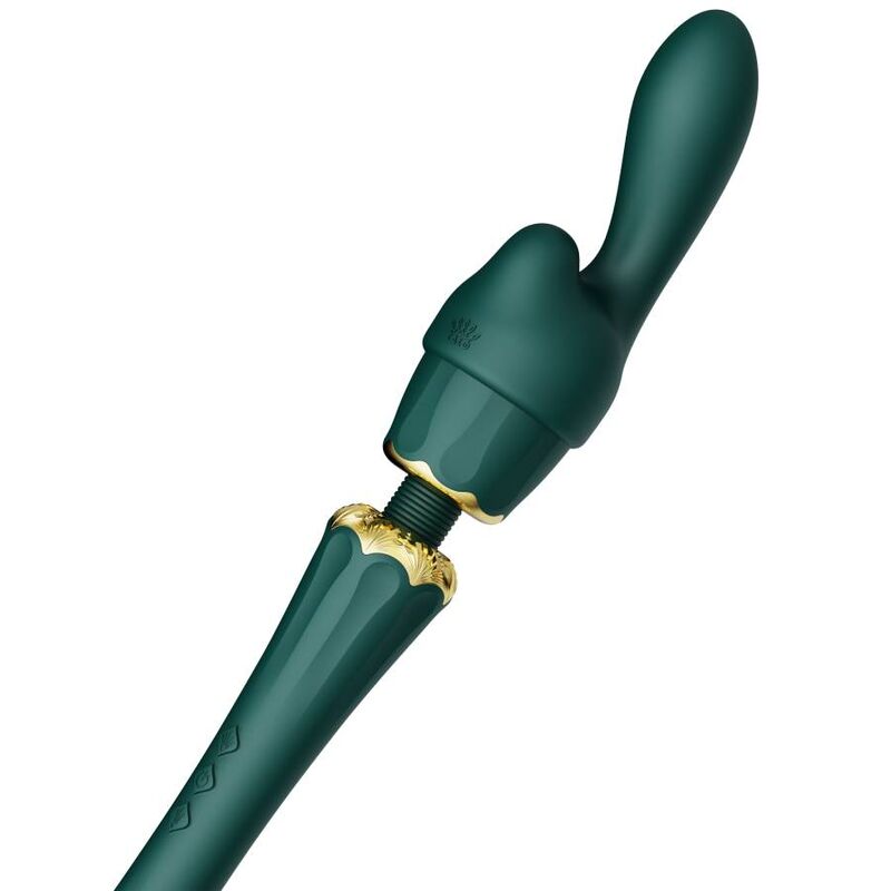 Zalo-Kyro Baghetă Masaj Verde-Silicon, 5 Trepte, Reincarcabil, USB 5 img 141015 a17977f5fbcbbde856466731df406540 1
