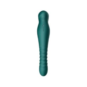 Zalo-King Thruster Verde-Silicon, 3 Trepte, Reincarcabil - imagine 6