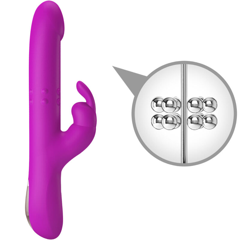 High Tech-Reese Vibrator Rabbit cu Rotație Mov-Silicon, 12 Trepte 3 img 145592 8bced8a07bd472f6f851d031a8e862a5 1