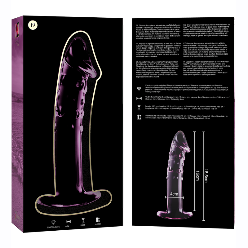 Nebula Series by Ibiza-Modelul 19 Dildo Cristal 18.5 cm -o- 4 3 img 150550 b1037333962ee4ec39023f1d44465460 1