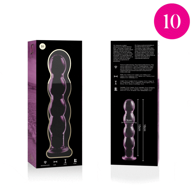 Nebula Series by Ibiza-Model 10 Dildo Cristal 16.5 cm - Ø 3.5 cm 1 img 151261 fab7b9b33454da6823d9f5071934f647 1