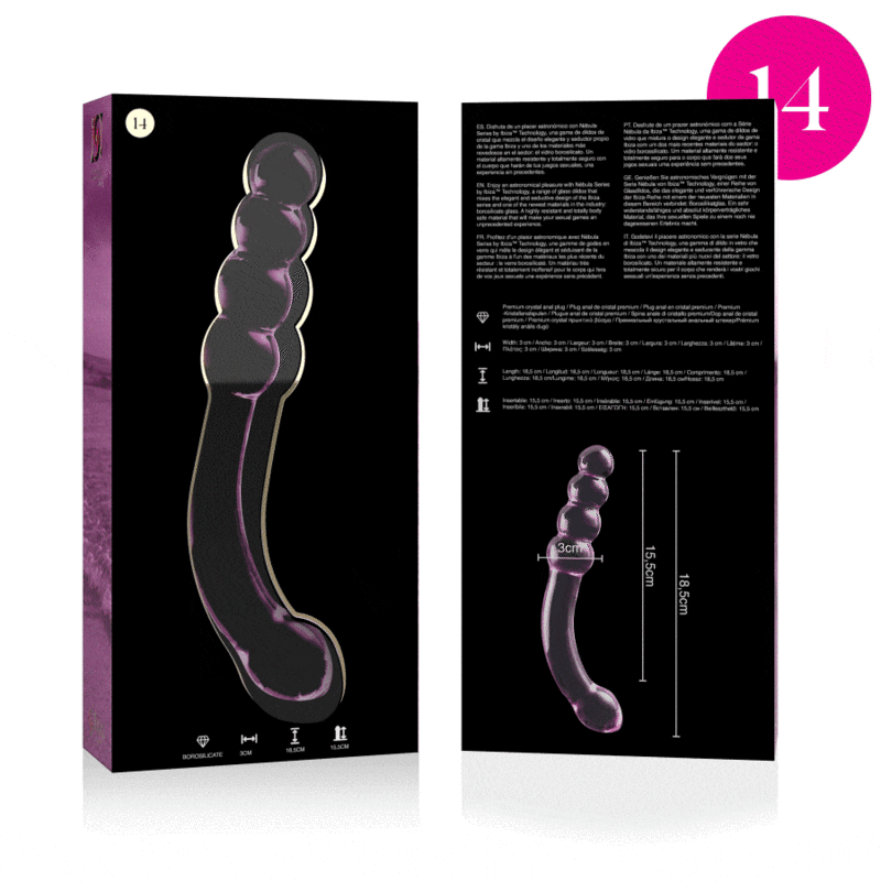 Nebula Series by Ibiza-Model 14 Dildo Cristal 18.5 cm - O - 3 6 img 151268 8987f250a3bbbca127f0d548c9f759bd 1
