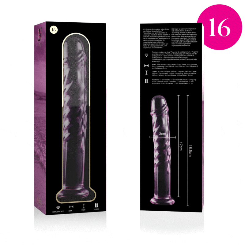 Nebula Series by Ibiza-Modelo 16 Dildo Cristal 18.5 cm -o- 3 cm 2 img 151269 9195f71fe92fc3432585fe0ac57a5e3e 1