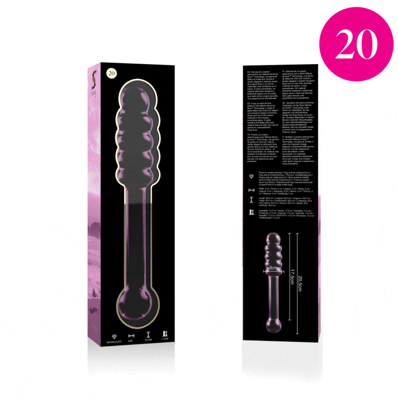 Nebula Series by Ibiza-Model 20 Dildo Cristal 20.5 cm - Ø 3 cm 3 img 151454 f9501e64d9723c89905f263e579e1ddb 1