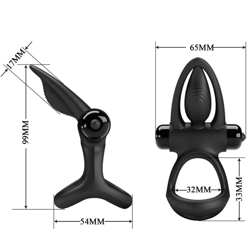 For Him-Inel Vibrant 10 Vibrații Silicon Negru-10 Trepte 3 img 151961 2fedc204eb98108fb815f73e56f7ae64 1