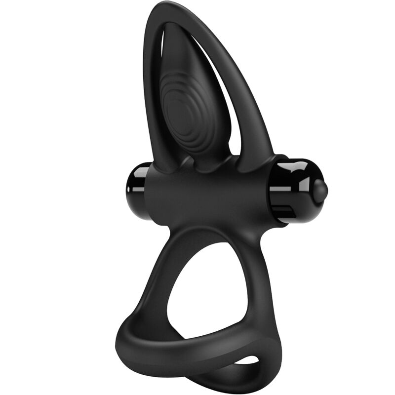 For Him-Inel Vibrant 10 Vibrații Silicon Negru-10 Trepte 1 img 151965 2cba927bf7afa8b49333c7f12a988325 1