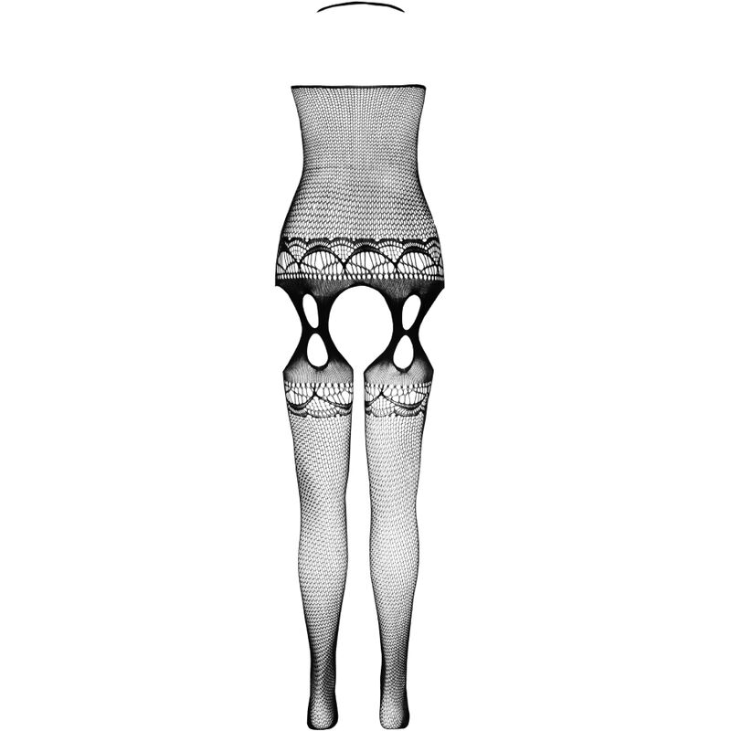 Passion-Eco Collection Bodystocking Eco BS006, Alb/Negru/Roșu 3 img 152100 ca799ceb32f190b5255e93c7534ca030 1