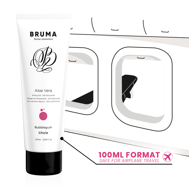 Bruma-Gel Lubrifiant Aloe Vera Aromă Bubblegum 100 ml 5 img 152465 736c36a70078fa5bf7b6142a430a0ee7 1
