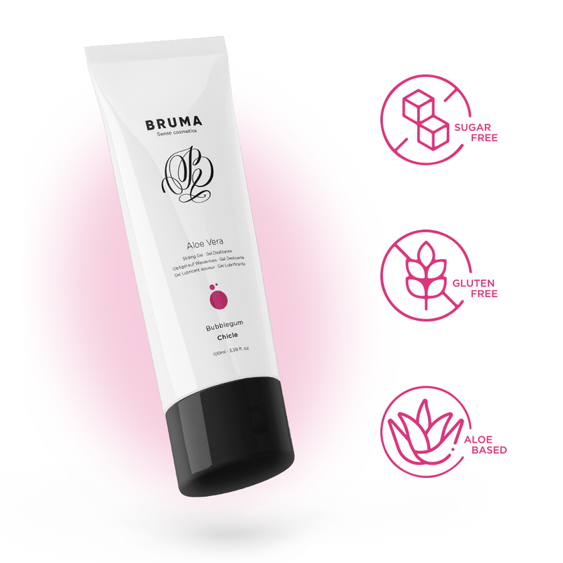Bruma-Gel Lubrifiant Aloe Vera Aromă Bubblegum 100 ml 4 img 152466 0c4307b40e790e94a93ee72294f3b267 1