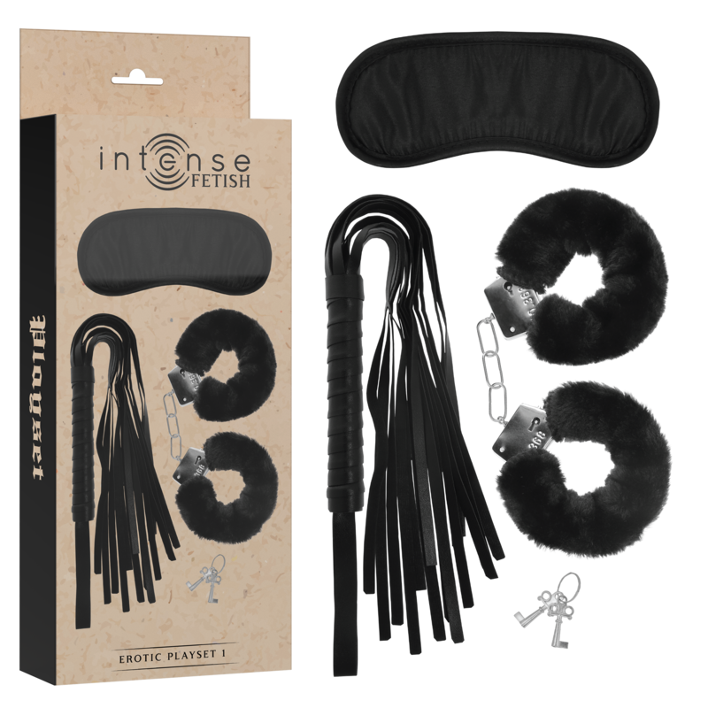 Intense Fetish-Playset Erotic 1 cu Cătușe, Masca pentru Ochi 1 img 152787 c8c411029aaeb77e6726149da3d80007 1