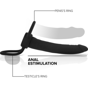 Mythology Fantasy Dildo-Cobi Onyx Dildo Anal cu Inel - imagine 5
