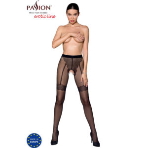 Passion-Tiopen 016 Ciorapi Negri/(20 Den), 1/2/3/4 6 Passion-Tiopen 016 Ciorapi Negri/(20 Den), 1/2/3/4 - imagine 2