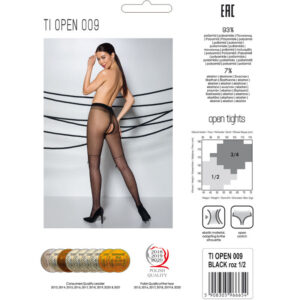 Passion-Tiopen 009 Stocking Black/(20 Den), 1/2 9 Passion-Tiopen 009 Stocking Black/(20 Den), 1/2 - imagine 4