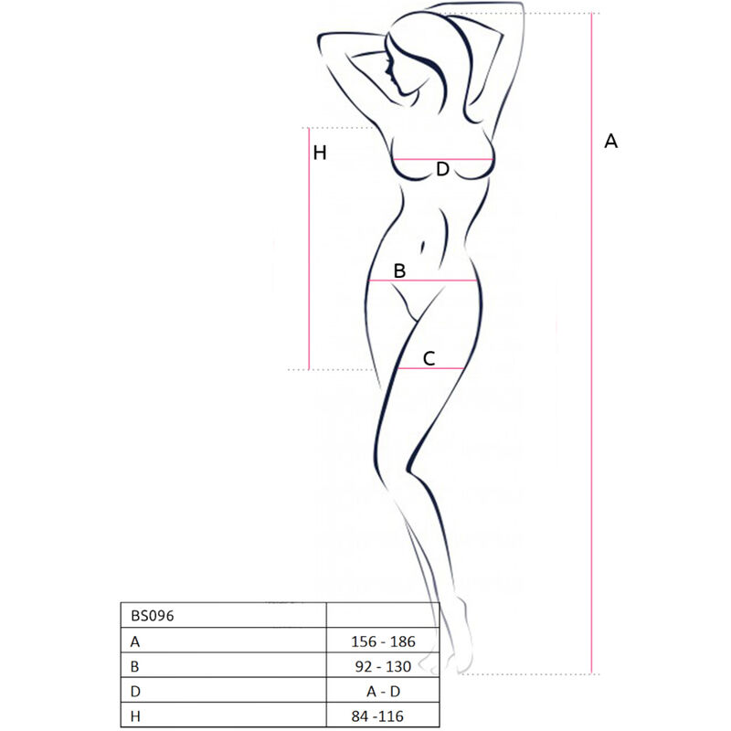 Passion-BS096 Bodystocking, Alb/Negru/Roșu 1 img 154157 7aa7be87cd5b10ae7827bcf5e3456d69 1