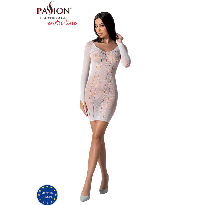 Passion-BS101 Bodystocking, Alb/Negru/Roșu 3 img 154256 0b8f65f783388e3cba488ae2340c3e15 1