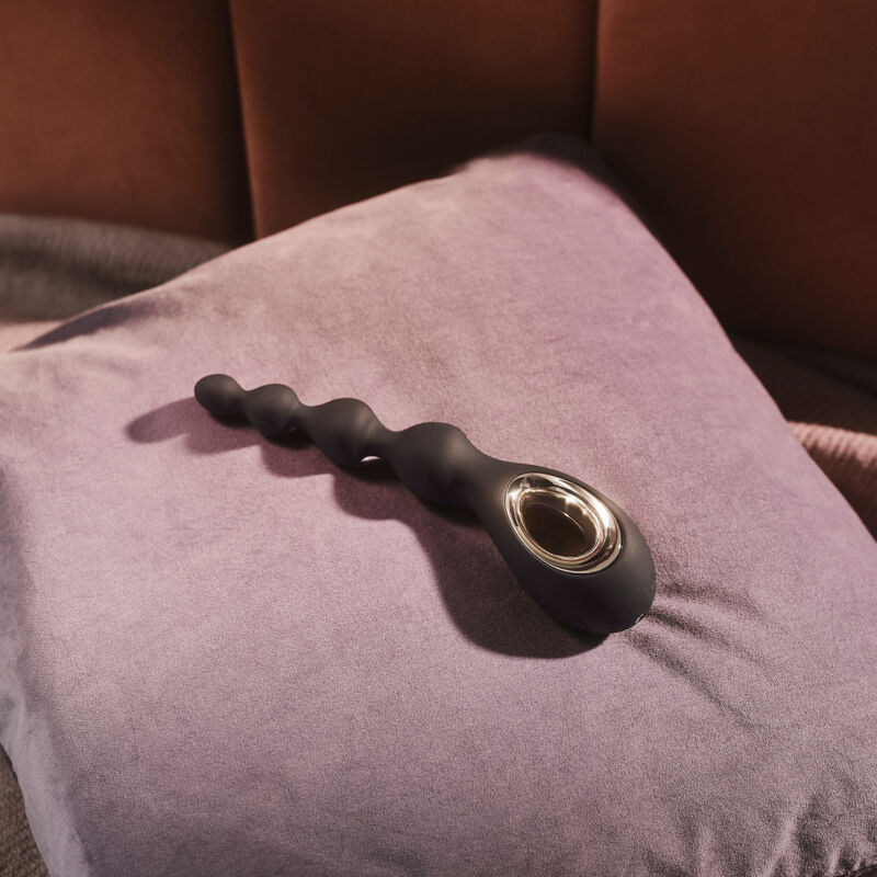 Lelo-Soraya Beads Masajator Anal Violet, Lila/Negru-Silicon, 7 3 img 154813 c9be0741fce7ed66be2aec72b8359414 1