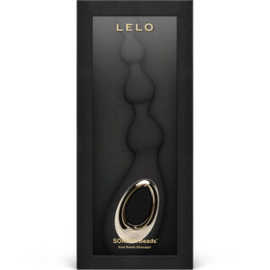 Lelo-Soraya Beads Masajator Anal Violet, Lila/Negru-Silicon, 7 7 Lelo-Soraya Beads Masajator Anal Violet, Lila/Negru-Silicon, 7 - imagine 3