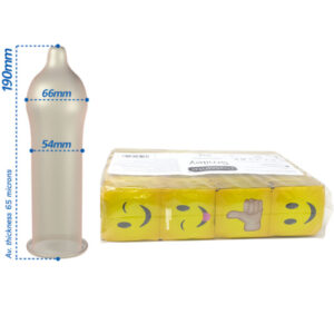 Pasante-Prezervative Smiley, Pungă 144 Bucăți-Latex 6 Pasante-Prezervative Smiley, Pungă 144 Bucăți-Latex - imagine 3