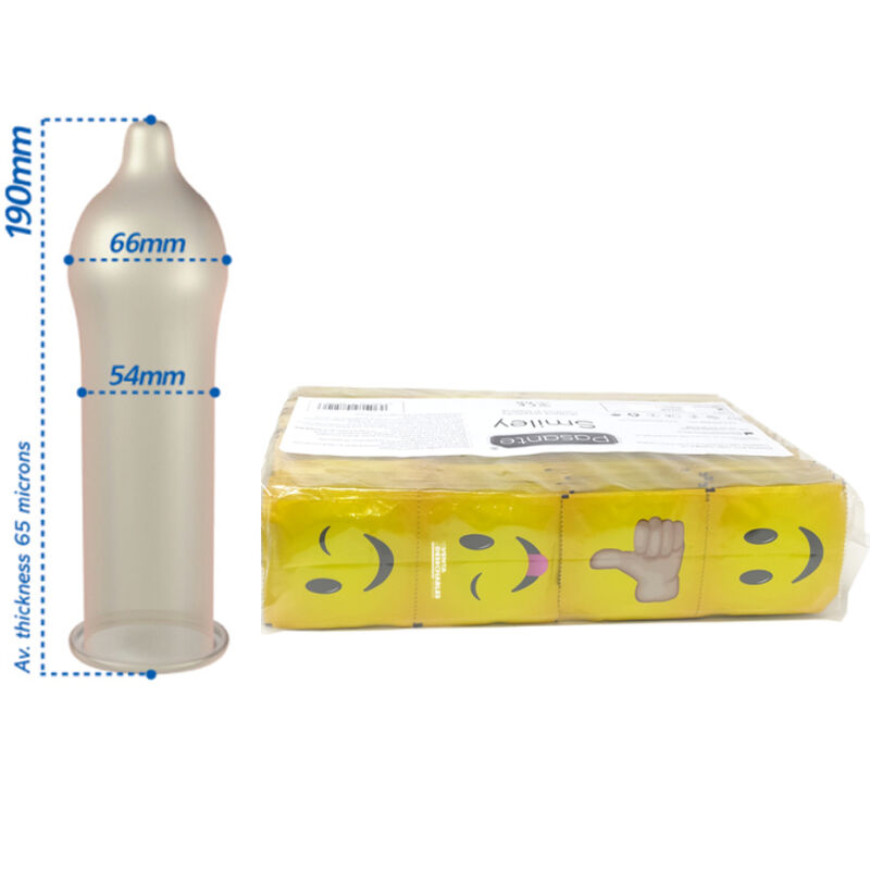 Pasante-Prezervative Smiley, Pungă 144 Bucăți-Latex 3 img 154861 e2b2657bc70ccd1bde5e027673687be6 1