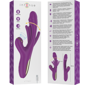 Intense High Tech-Ateneo Vibrator Multifuncțional Reîncărcabil 7 11 Intense High Tech-Ateneo Vibrator Multifuncțional Reîncărcabil 7 - imagine 4