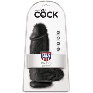 King Cock-Chubby Penis Realist 23 cm Negru-PVC, Ventuza 12 King Cock-Chubby Penis Realist 23 cm Negru-PVC, Ventuza - imagine 6