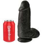 King Cock-Chubby Penis Realist 23 cm Negru-PVC, Ventuza 149 img 155165 b78294e5bf1983099a74c898e0bbb88b 1