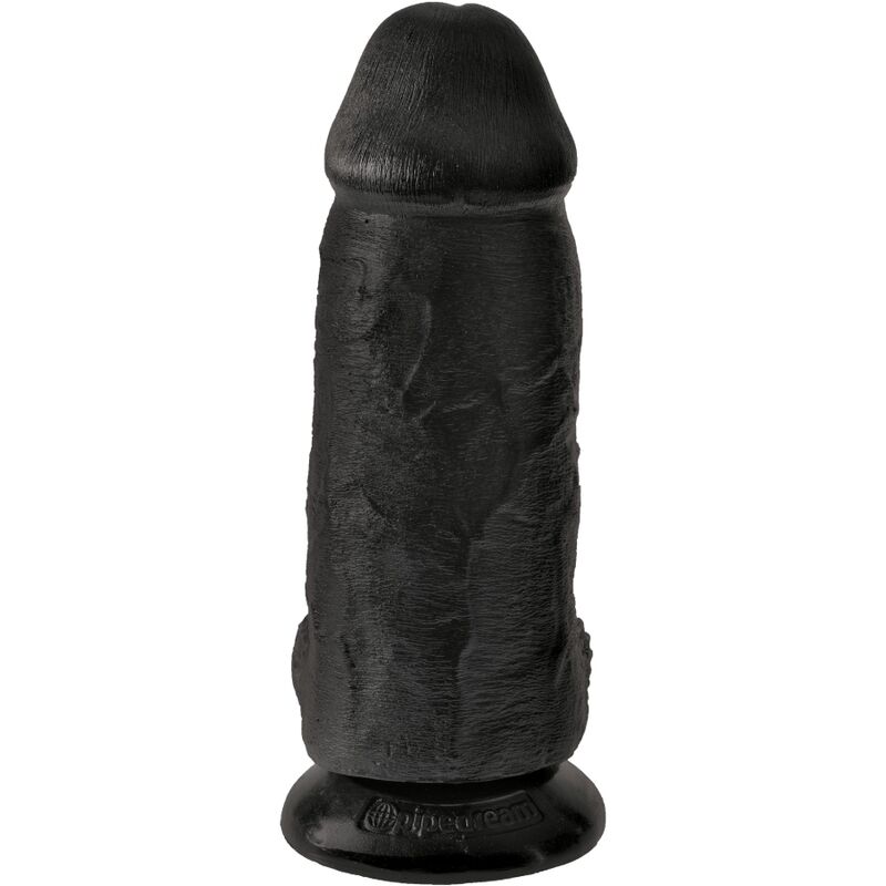 King Cock-Chubby Penis Realist 23 cm Negru-PVC, Ventuza 4 img 155166 2379d7538eefb85301c968389afc49fa 1
