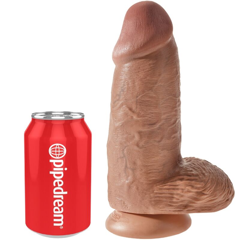 King Cock-Chubby Penis Realist 23 cm Caramel-PVC, Ventuza 5 img 155174 aae5e704bf594dc41286ff0f8cc73fe5 1