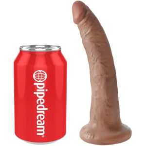 King Cock-Penis Realist 17.5 cm Caramel-Silicon, Waterproof 9 King Cock-Penis Realist 17.5 cm Caramel-Silicon, Waterproof - imagine 4