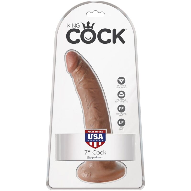 King Cock-Penis Realist 17.5 cm Caramel-Silicon, Waterproof 5 img 155192 e9ecd3c50914e7eba94064ca5080c57b 1