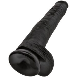 King Cock-Penis Realist cu Testicule 30.5 cm Negru-PVC, Ventuza 11 King Cock-Penis Realist cu Testicule 30.5 cm Negru-PVC, Ventuza - imagine 5