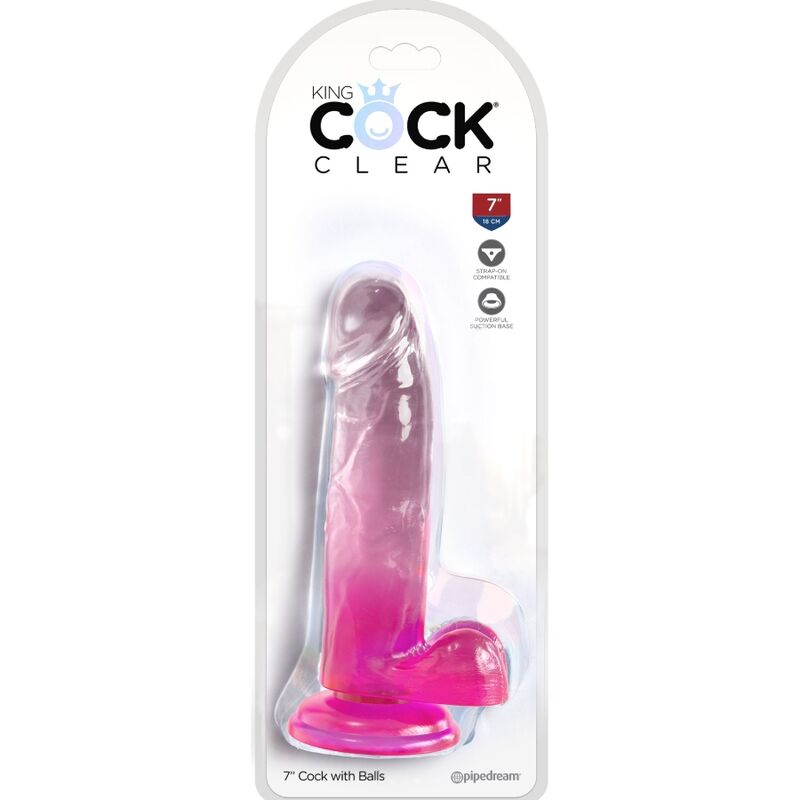 Pipedreams-King Cock - Penis Transparent Realist cu Testicule 2 img 155375 ea6b4526073ccfed301d8388878458c1 1