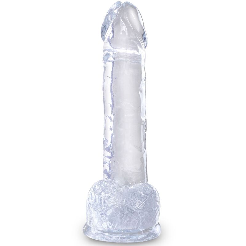 King Cock-Clear Penis Realist Transparent cu Testicule, 15.2 cm 2 img 155381 de90b1d1bd1720d83001c49571d70790 1