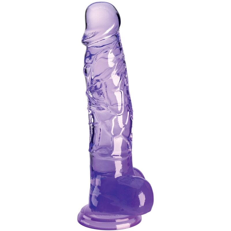 King Cock-Penis Realist Transparent cu Testicule 16.5 cm Mov-TPE 1 img 155390 806190ba8d92bbdcd58f27bbe66399ea 1