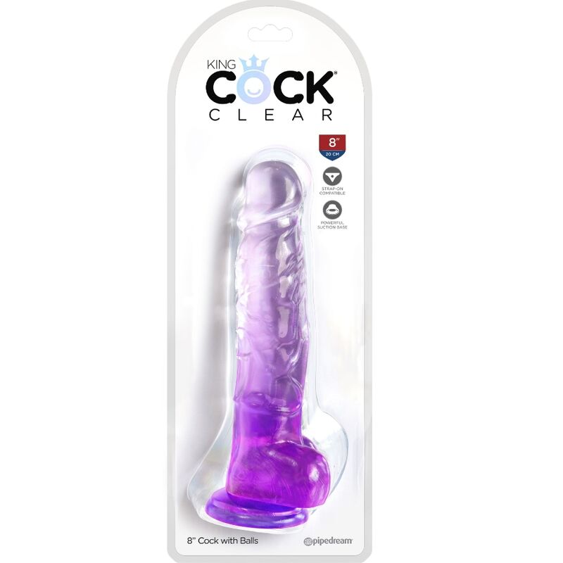 King Cock-Penis Realist Transparent cu Testicule 16.5 cm Mov-TPE 2 img 155391 1b8662b559d16ba149431e0a01917de9 1