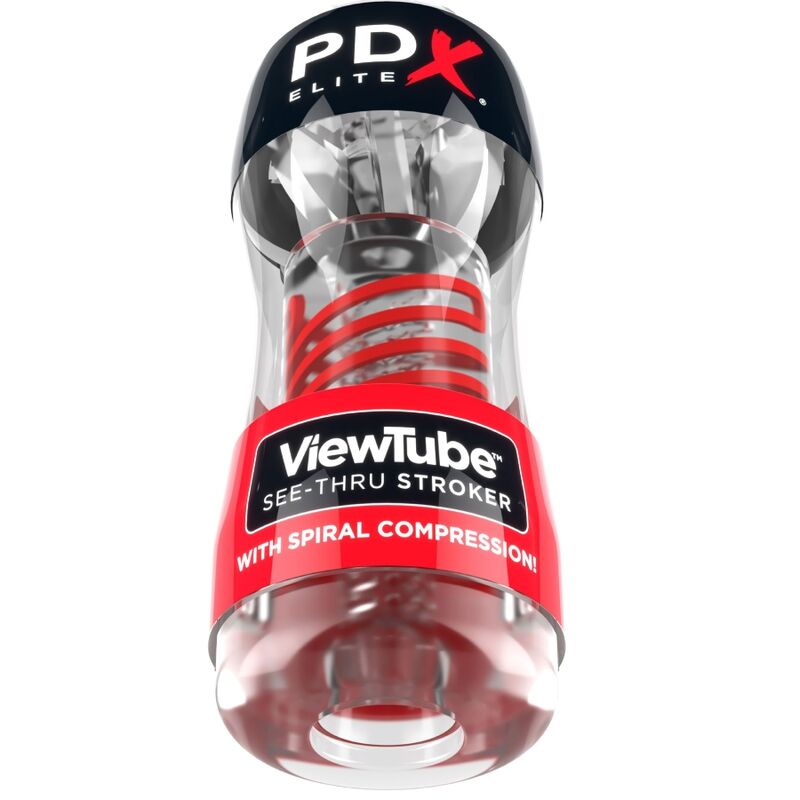 Pdx Elite-Stroker Viewtube 2 Compresie Spirală Transparent-TPE 2 Pdx Elite-Stroker Viewtube 2 Compresie Spirală Transparent-TPE — PIPEDREAMS · Masturbatoare (imaginea 2)