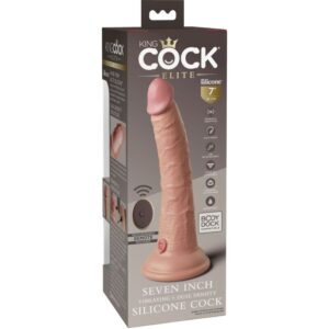 King Cock-Elite Dildo Realistic Vibrator cu Telecomandă 11 King Cock-Elite Dildo Realistic Vibrator cu Telecomandă - imagine 5
